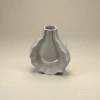 Grey-gold textured creative ceramic vase, large tea vase, acrylic decorative vase 110615568 Specification image